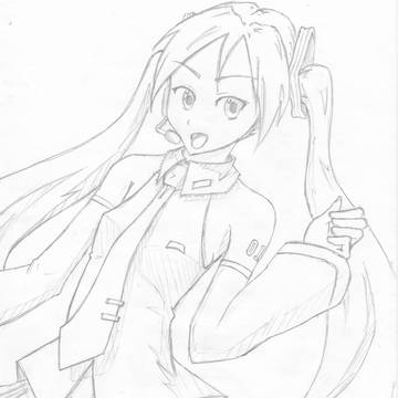 はつねみく　そのうち塗るよ