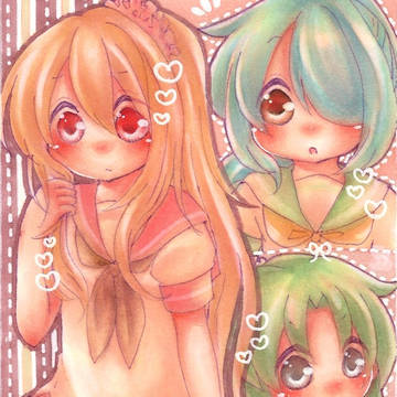 ポニテとシュシュと色々
