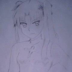 Fate/stay 遠坂凛 模写