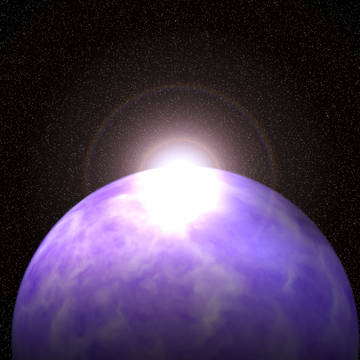 紫の星 「日の出」