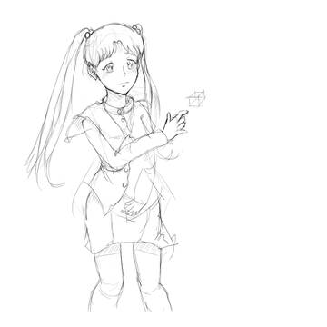 奥田優里（線画）