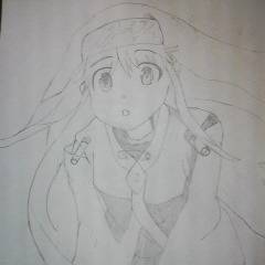初投稿　禁書さん落書き
