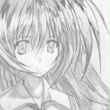 ≪イリヤの空、UFOの夏≫より、伊里野 加奈。
