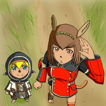 タルタルとミスラinサルタバルタ