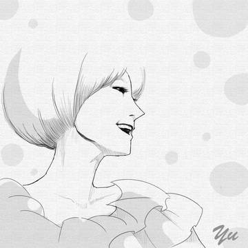 友人の似顔絵