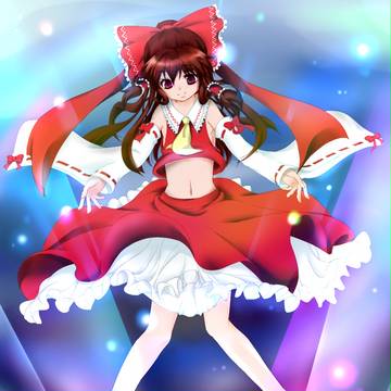 髪の長い霊夢さん