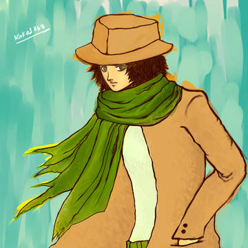 Men with the wind.