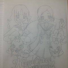 ハートキャッチプリキュアえりか×つぼみ