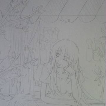 花屋で