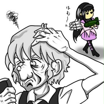 マッコイ爺さん！後ろ、後ろ！