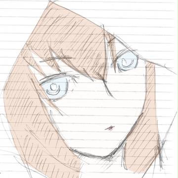 牧瀬紅莉栖　ぬりえ