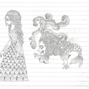 足を得た人魚姫と海の魔女