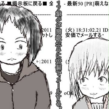 17歳♂が同級生♀に安価でメールする。