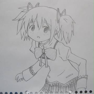 まどか謎のポーズ
