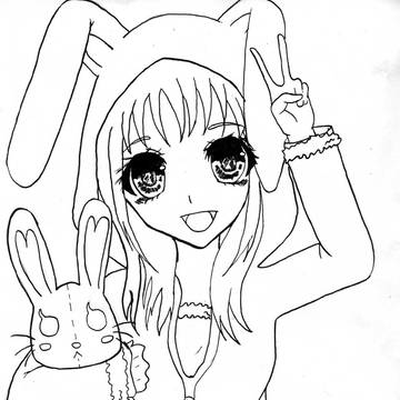 うさみみパーカー