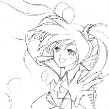 練習２　初音ミク