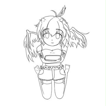 とっきゅん【線画】