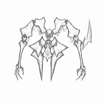 ラクガキ・ロボット２　　　　　　　《授業中に描いてみた》