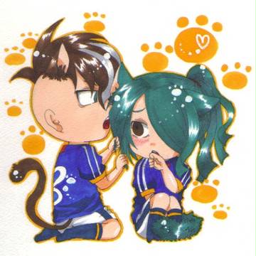 【不風】毛づくろい【にゃんこ】