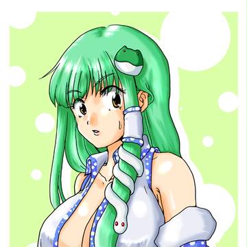 着替え中早苗