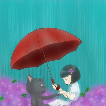 長靴をはいた猫と女の子