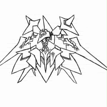 ラクガキ・ロボット3　　《授業中に描いてみた》