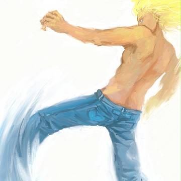 半裸ノック