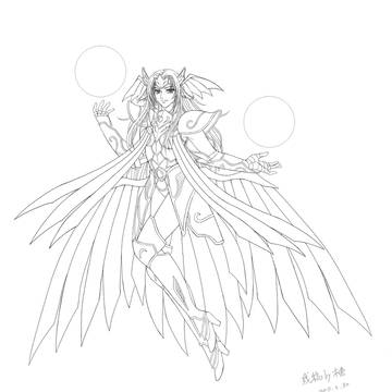 【線の原稿】仮像者 パンダソス