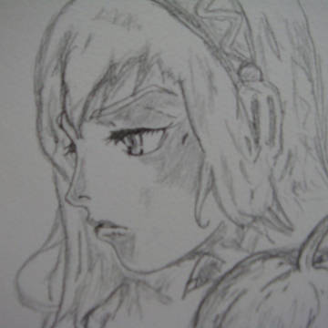 巡音ルカ ラフ画