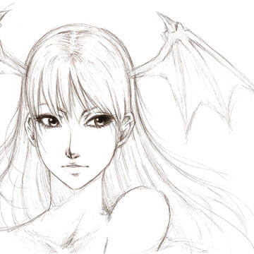 morrigan スケッチ