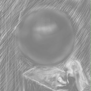 雨降る天上の監視者たち（習作）