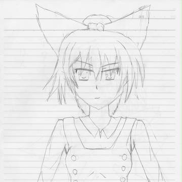 【落書き】ヤマメとチルノ