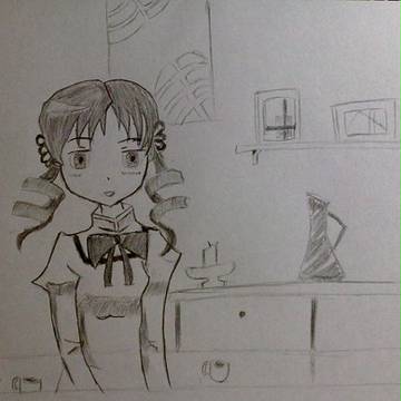 お茶、どうぞ。