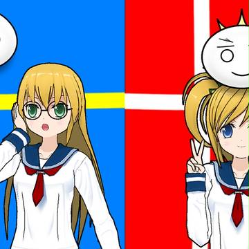 【ヘタリア】おめっとおおおおおぉぉぉ！！！！！【女子高生化】