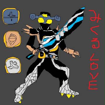 仮面ライダーポケモン　ガバグコンボ