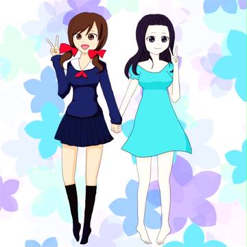 中の人繋がり衣装チェンジ( ^o^ )