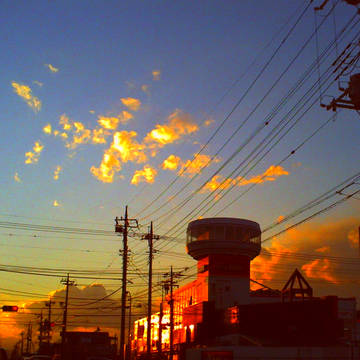 夕暮れ