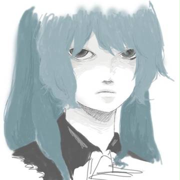 にらむ