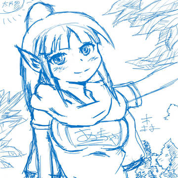あちゃこ　ラフ画～