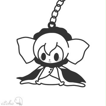 シャルロッテのキーホルダー（銀細工デザイン画）