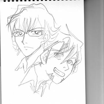 初描き・うさぎととら