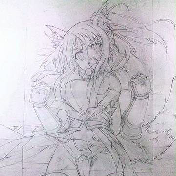 ラフ画ゆっきー