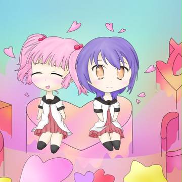 ゆるゆり＿ちなつ＿ゆい
