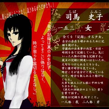 【ピレグラ】　司馬　史子　【生徒名簿】
