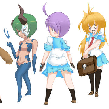 娘 3頭身
