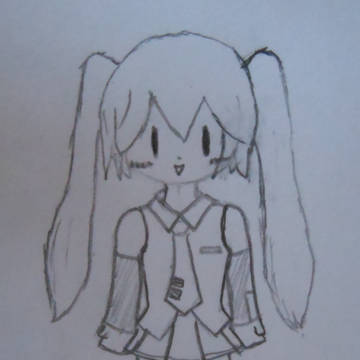 ミク　(デフォ画)