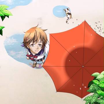 雨あがったね