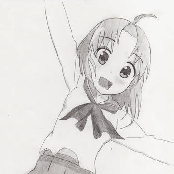Aチャンネル　るんちゃんを描いてみたつもり