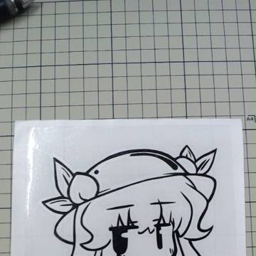天子 -　ディフォルメステッカー