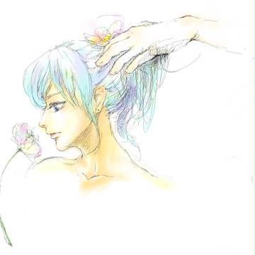 花と手